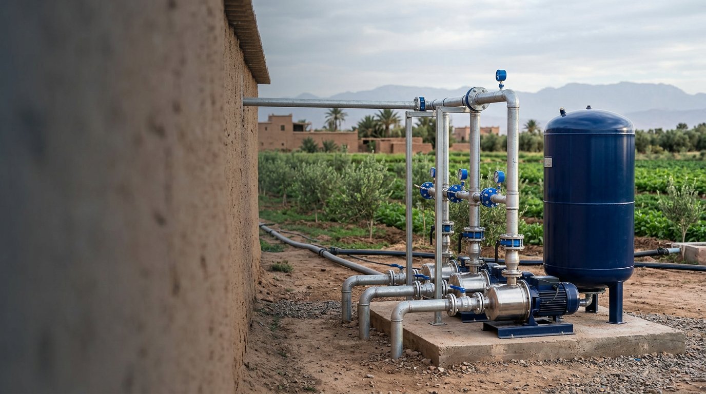 Installation professionnelle de pompage et irrigation